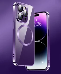 Electroplating Wireless Magnetic Charging All-Inclusive Lens iPhone Case