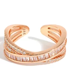 Alternative view of Estelle Twisty Ionic Ring