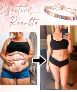 Alternative view of CrystalPower Lymph Drainage Magnetic Tourmaline Bracelet