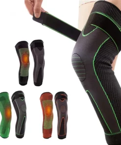 Alternative view of KNEECAX Tourmaline Acupressure Selfheating Knee Sleeve