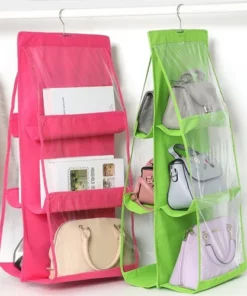 Double-Sided Six-Layer Hanging Storage Bag