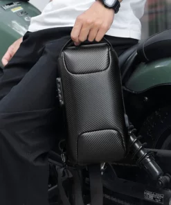 New Carbon Fiber Streamline Anti-Theft Sling Bag