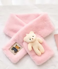 Alternative view of Cute Bear Plush Bib For Adult And Child