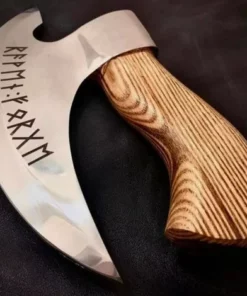 Alternative view of Viking Hatchet Handmade Pizza Cutting Axe