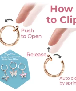 MagnePress Umbilical Acupressure Detox Navel Ring