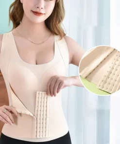 3-in-1 Waist Buttoned Bra Shapewear