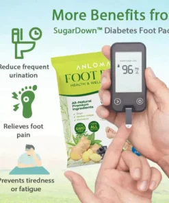 ANLOMARE Detox Footbeds for Reducing Blood Sugar