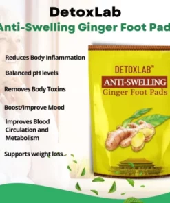 DetoxLab Anti-Swelling Ginger Foot Pads