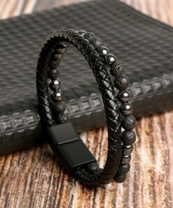 Humanic+ Pro MAXHematie Tiger Eye Lava Bracelet