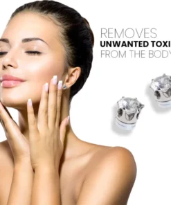 Alternative view of CrownMAGNE Lymphvity Therapeutic Earrings