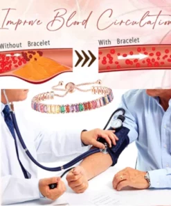 CrystalPower Lymph Drainage Magnetic Tourmaline Bracelet