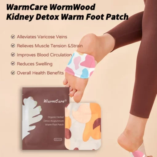 WarmCare® Organic Herbal Detox Acupuncture Warm Foot Patch