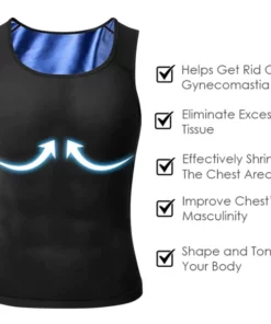 Alternative view of MenSlim Gynecomastia Compression TankTop