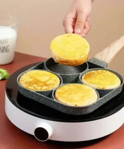 4 Hole Maifanshi Stone Non-stick Egg Ham Pot