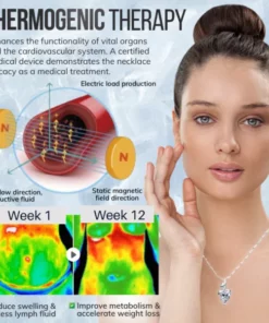 Alternative view of Reina Charoite ThermoIONI Necklace