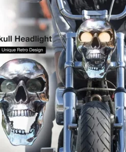Motorcycle Skull Headlamp Universal Headlamp LED Motorcycle