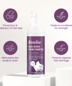 Alternative view of KERA’GRO Hair-Revive Foam Shampoo