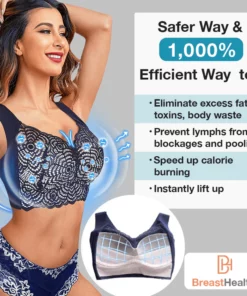 Alternative view of BreastHealth Lymphvity Detoxification Lifting Bra