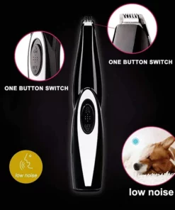Low Noise Rechargeable Mini Trimmer Set For Dogs Cats Pets