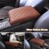 Leather Car Armrest Box Pad