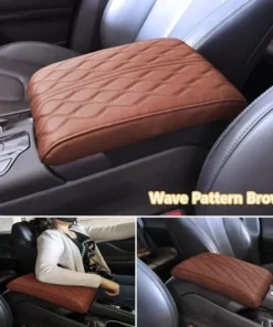 Leather Car Armrest Box Pad