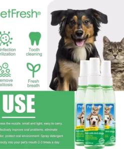 PetFresh® Teeth Cleaning Spray for Dogs & Cats