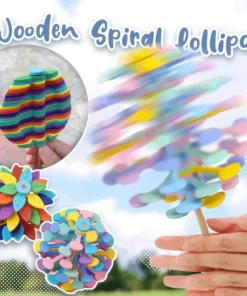 Wooden Spiral Lollipop