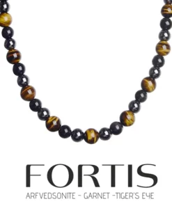 FORTIS Marvik Chalcedony Beaded Necklace