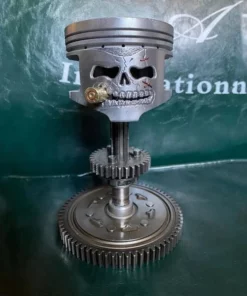 2023 Piston Skull Face Sculpture