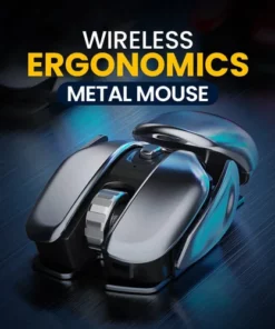 Wireless Ergonomics Metal Mouse