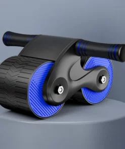 Automatic rebound abdominal wheel