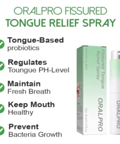 Alternative view of OralPro Fissured Tongue Relief Spray