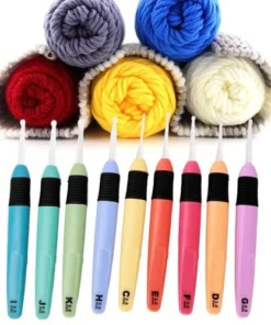 Alternative view of LED Light Crochet Hooks (9 pieces)-Optional with wool