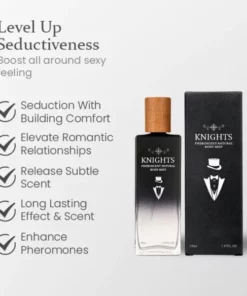 Alternative view of Knights Pheroscent Natural Body Mist