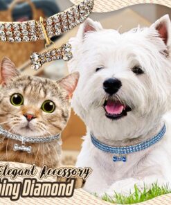 Alternative view of Elegant Rhinestone Pet Collar