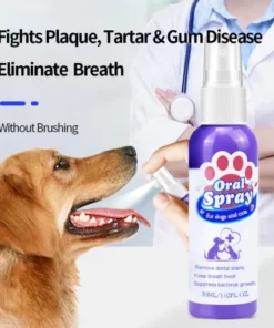 Alternative view of Petry® Teeth Cleaning Spray for Dogs & Cats, Eliminate Bad Breath, Targets Tartar & Plaque, Without Brushing