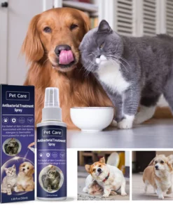 Pet Care Antibacterial Treatment Spray for Cats and Dogs