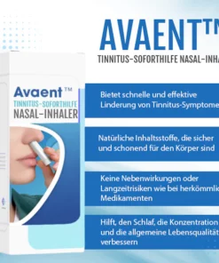 Avaent Tinnitus-Soforthilfe Nasal-Inhaler