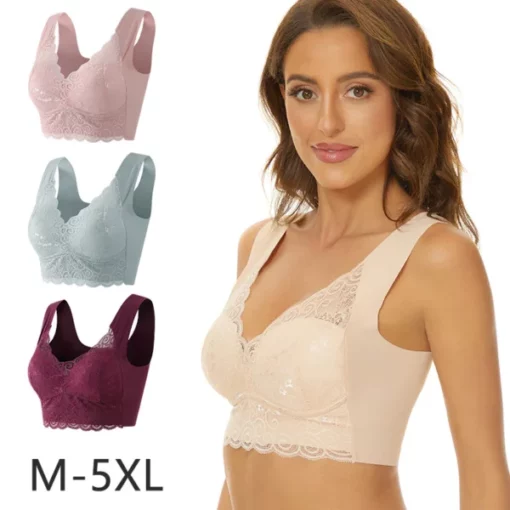 Side Breast Elimination Lymphvity Detoxification and Shaping & Powerful Lifting Bra