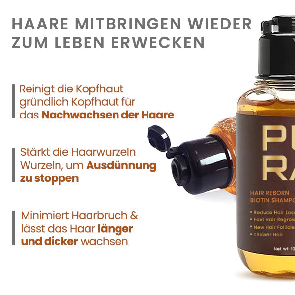 PURA Essenz Haar Wiedergeboren Biotin Shampoo