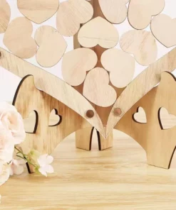 Alternative view of Heart guest book