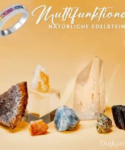 Alternative view of Diakiane Regenbogen-Turmalin Spinni-Ring