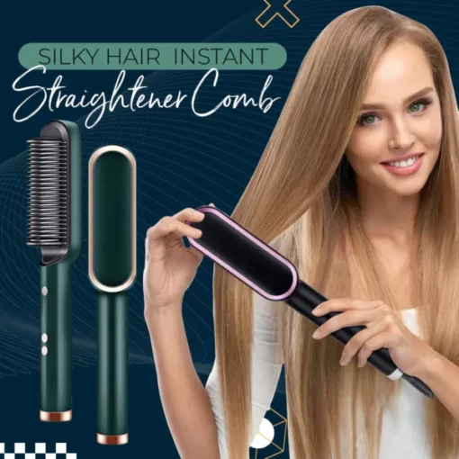 Silky Hair Instant Straightener Comb