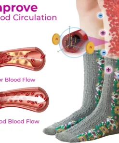 IonFit™ HeatDetox Floral Socks