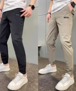 Alternative view of Men's High Stretch Multi-pocket Skinny Cargo Pants