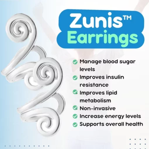 Zunis Acupressure Sugar Regulator Earrings