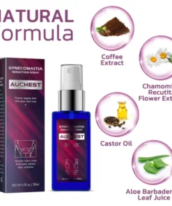 AUCHEST Gynecomastia Reduction Spray