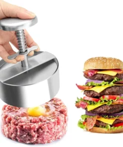 Alternative view of Manual meat press for hamburger patties