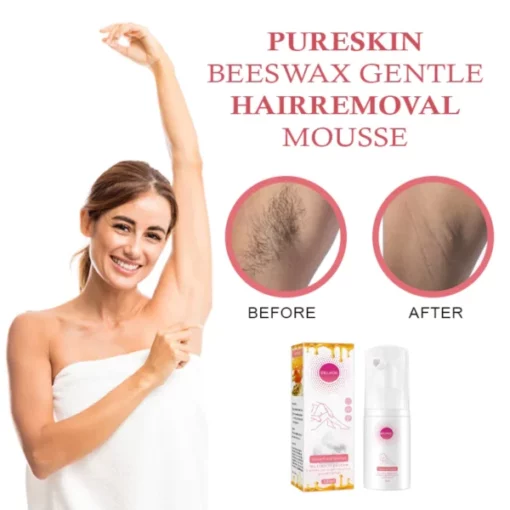 PureSkin Beeswax Gentle HairRemoval Mousse