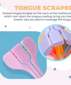 Alternative view of New Three Heads V Shape Toothbrush